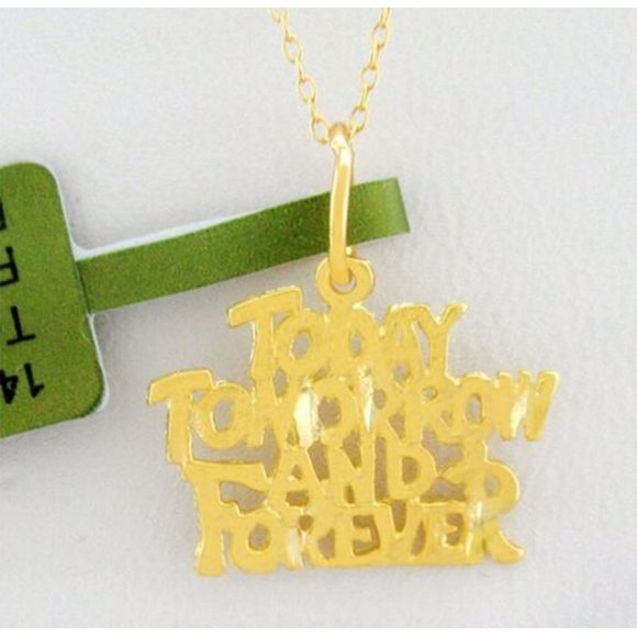 Jewelry | Today Tomorrow Forever Pendant 14k Yellow Gold | Poshmark